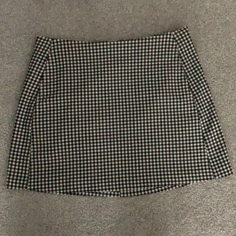 Urban outfitters mini gingham skirt